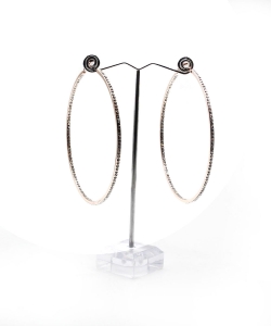 Fashion Hoop Earrings EH910375 ROSEGOLD